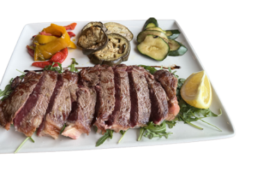 Tagliata Scottona e verdure grigliate